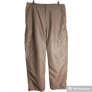 Guide's Choice Convertible Zip Off Pants Shorts Mens Size XL Tan Outdoors Cargo